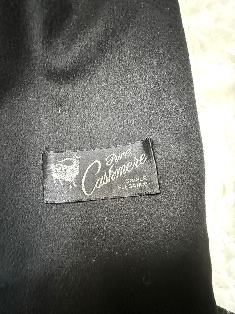 ヒロ 新品未使用タグ付き✨ カシミヤ コート ファー付き サイズＬ