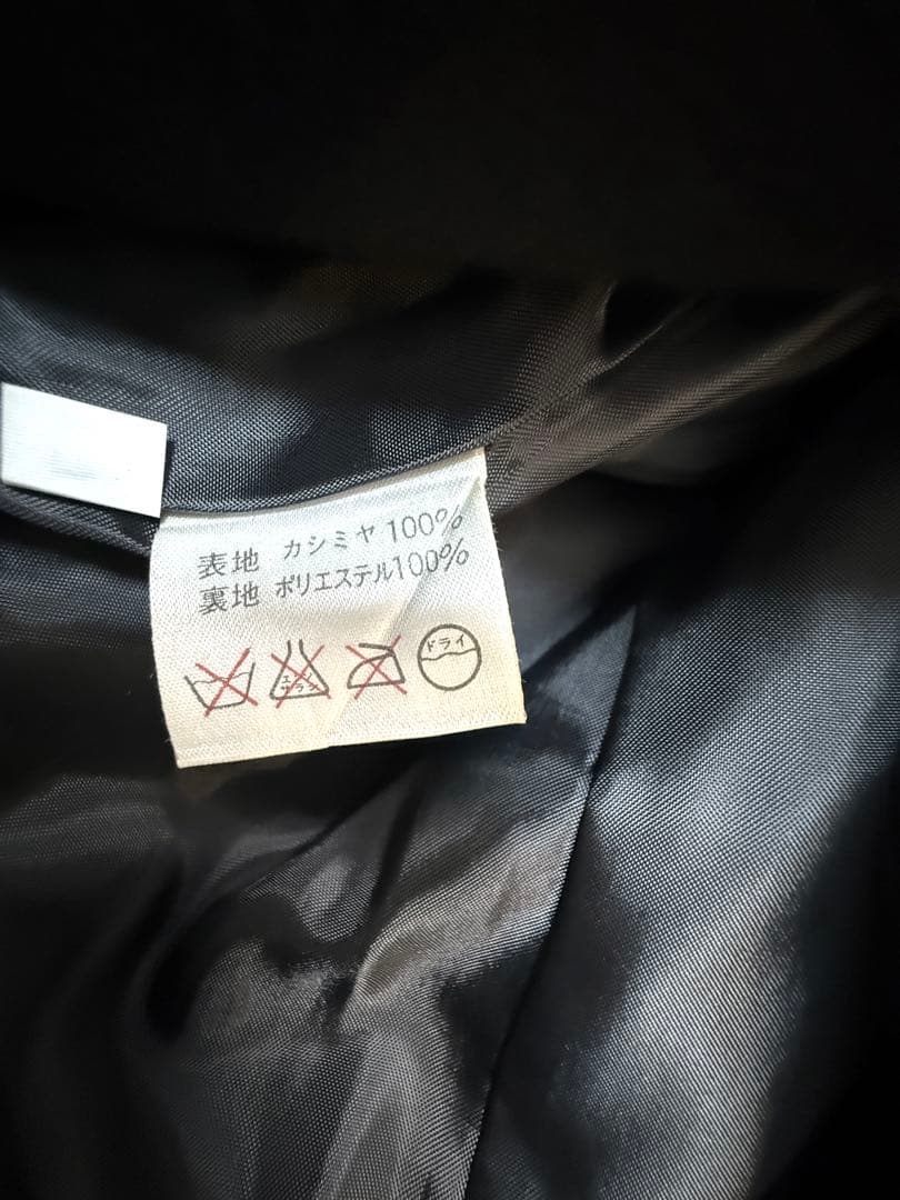 ヒロ 新品未使用タグ付き✨ カシミヤ コート ファー付き サイズＬ