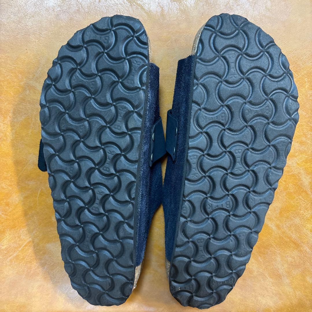 ビルケンシュトック KYOTO フラットサンダル38 24.5cm 紺