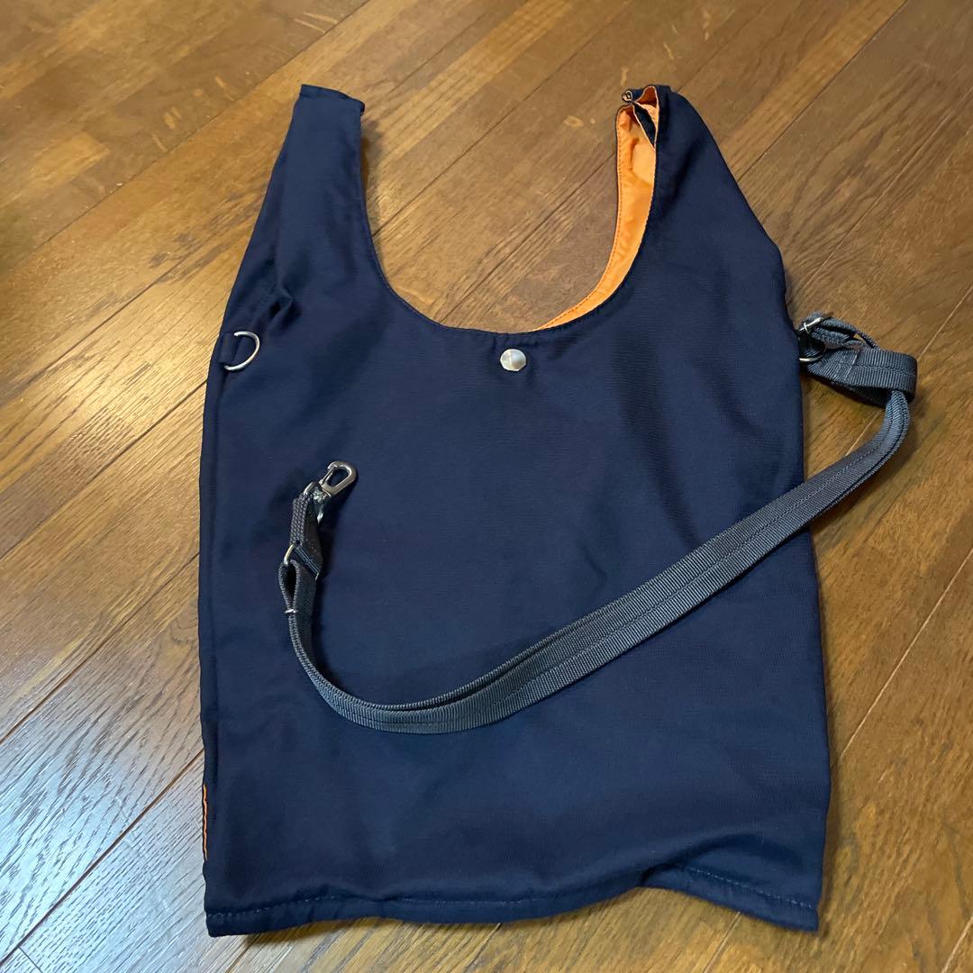 【PORTER ポーター Bagger CVS ネイビー】エコバッグ