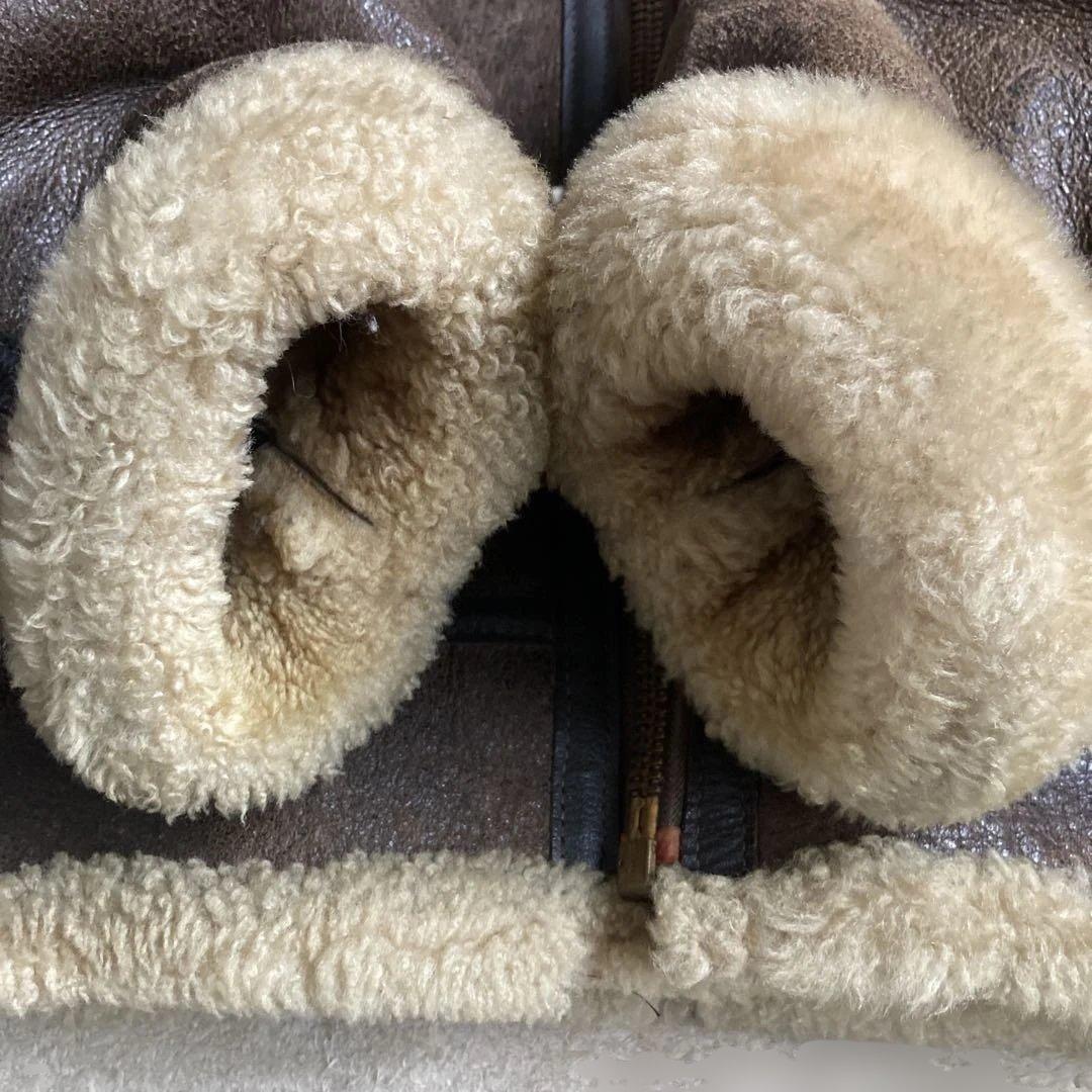 80s New York Style USA製 B-3 リアルムートン 42