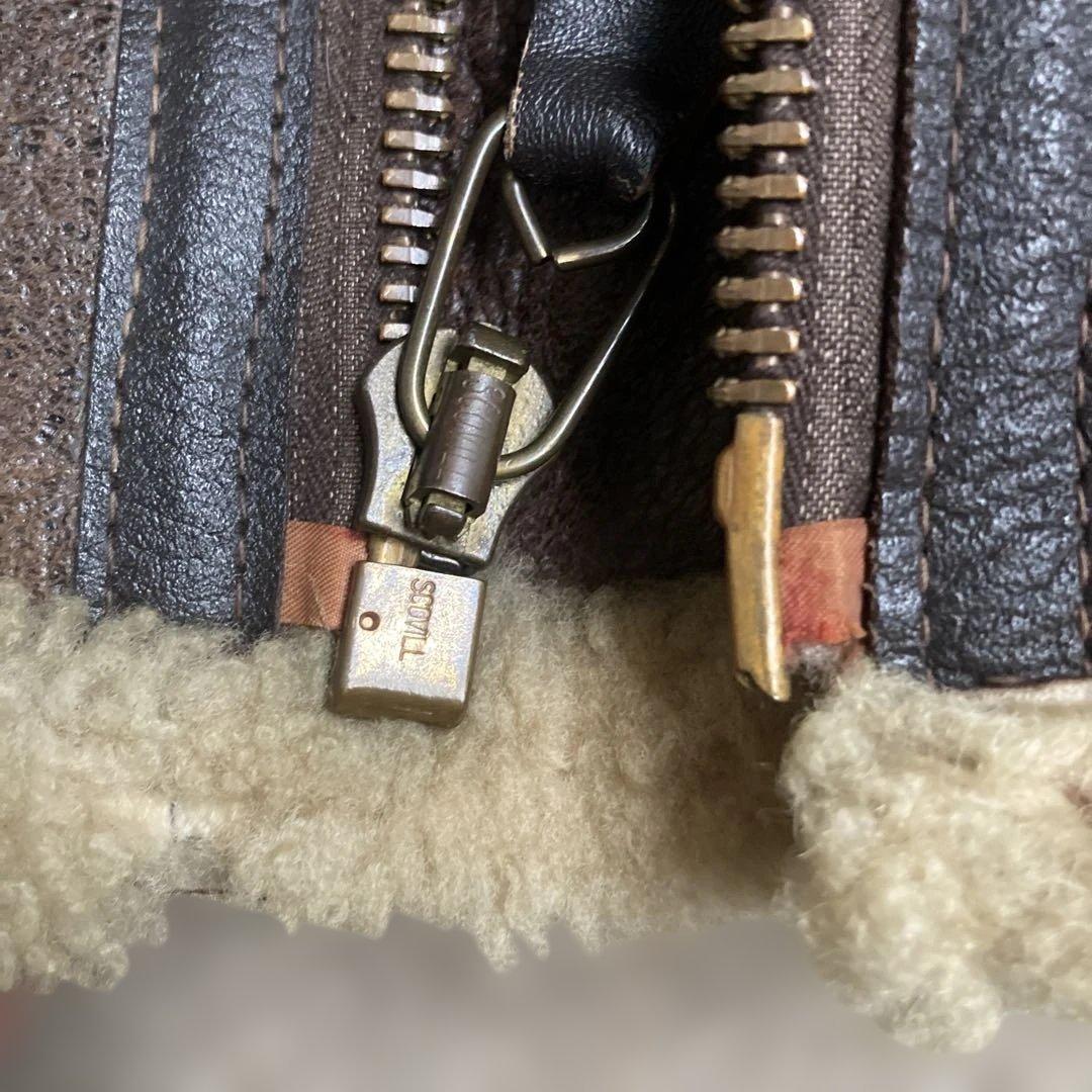 80s New York Style USA製 B-3 リアルムートン 42