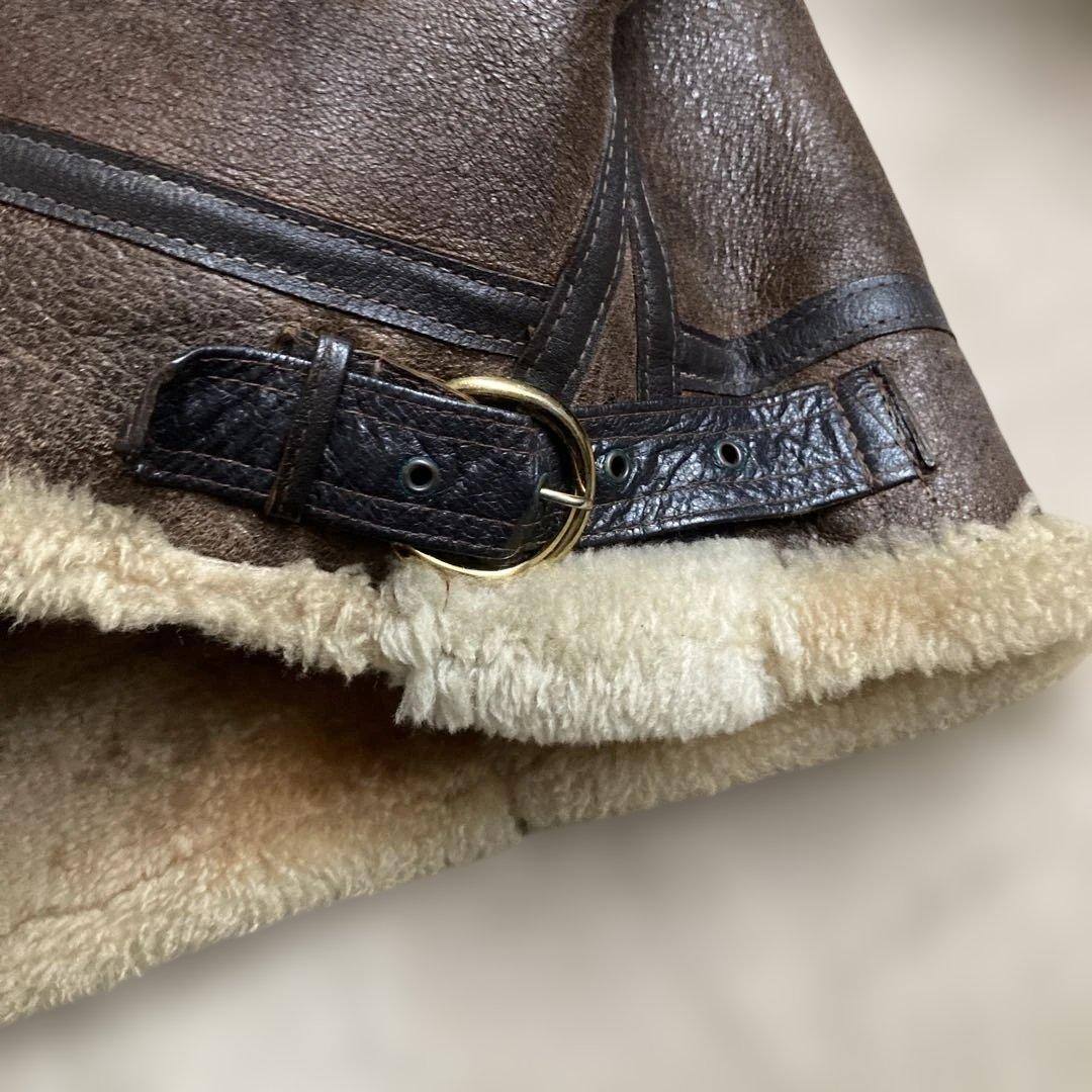 80s New York Style USA製 B-3 リアルムートン 42