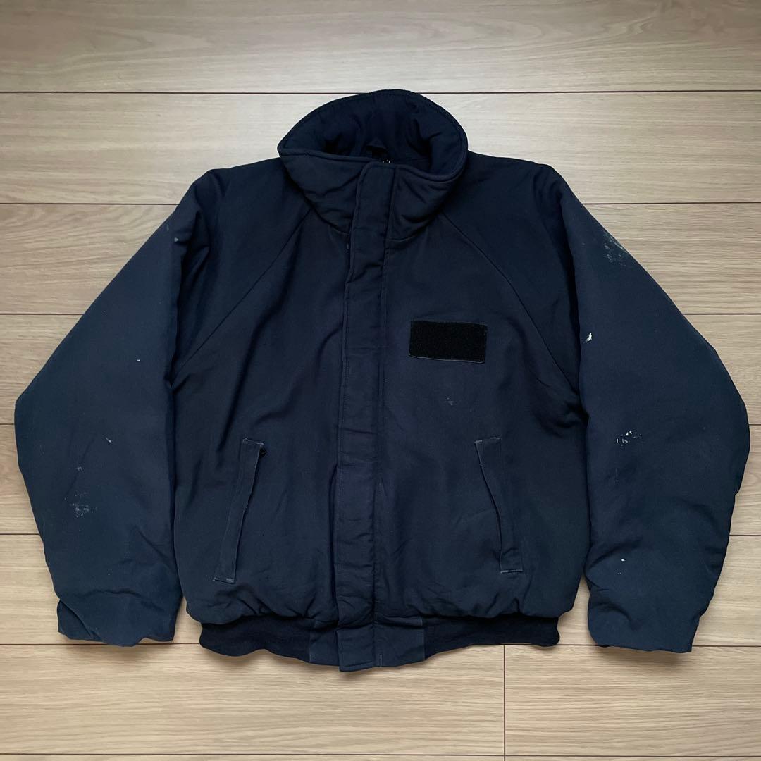 希少 00s 米軍 実物 シップボード ジャケット ステンシル XL アラミド