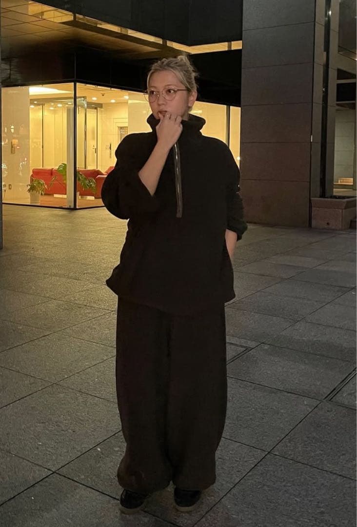 ETRE TOKYO ドロストヘムエコフリースパンツ