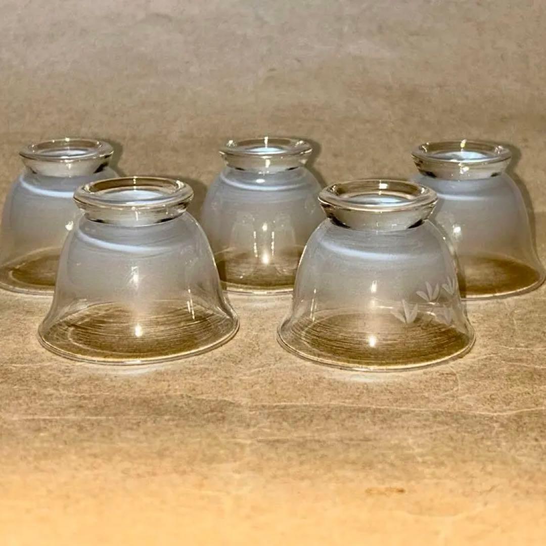 ガラス 煎茶茶碗 煎茶道具 茶道具