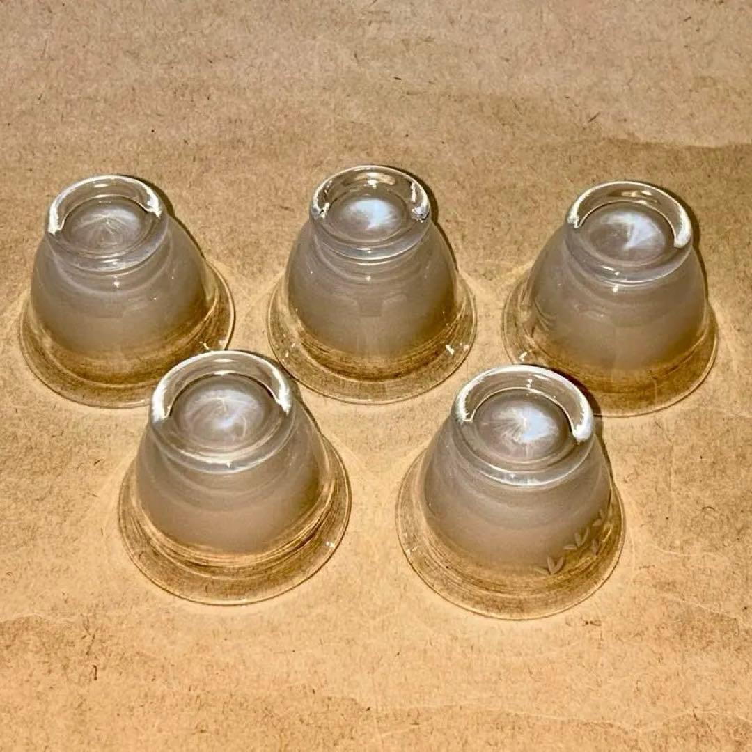 ガラス 煎茶茶碗 煎茶道具 茶道具