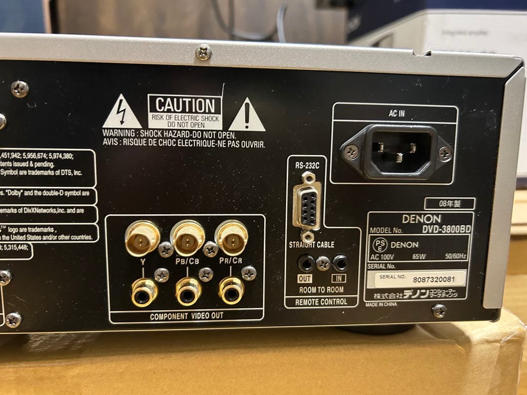 DENON DVD-3800BD ブルーレイデッキ