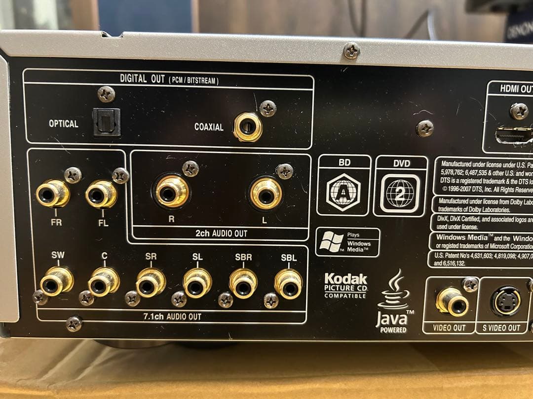 DENON DVD-3800BD ブルーレイデッキ