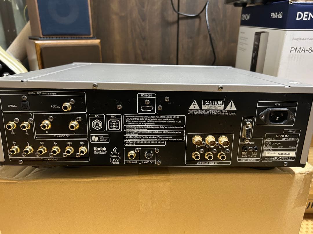 DENON DVD-3800BD ブルーレイデッキ