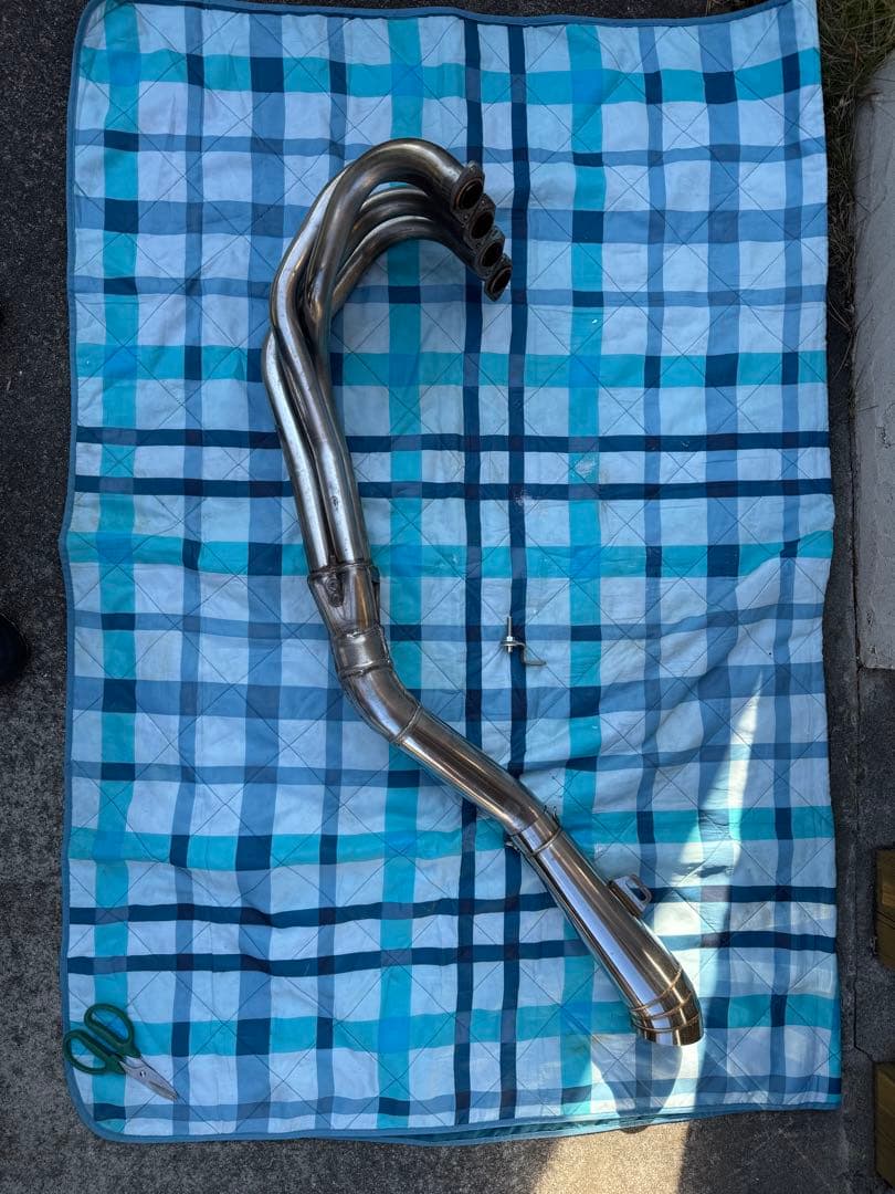 kawasaki バリオス2 フルエキマフラー 純正エキパイ＆汎用コニカルGP管