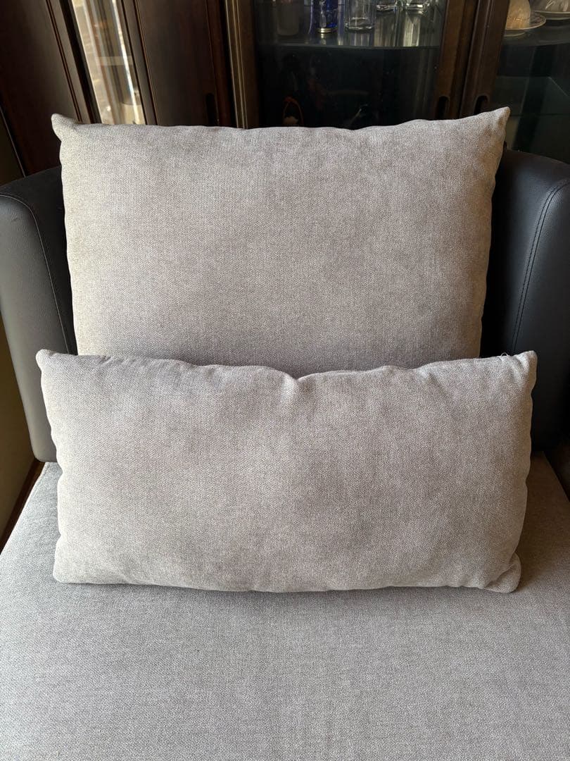 布張りカウチソファ(ポーション2KD GY)