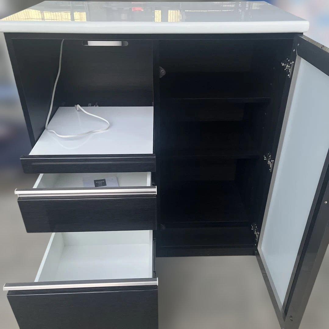 ニトリ　キッチンボード　食器棚　レンジ台　Ｎポスティア 90BK