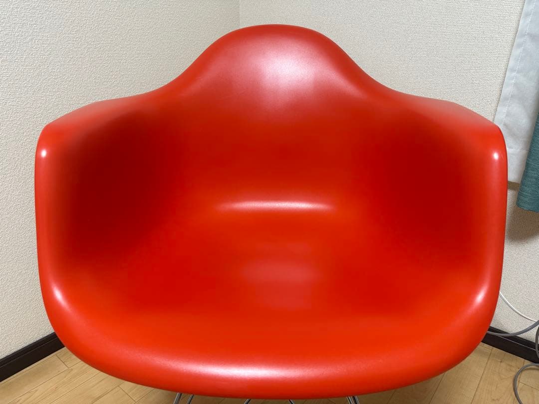 ハーマンミラー イームズ アームシェルチェア エッフェルベース レッドオレンジ