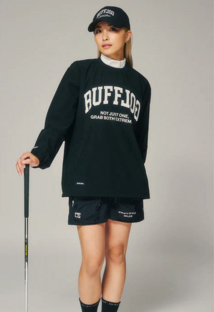 RUFFLOG ラフロッグ CREWNECK PISTE ブラック 完売品
