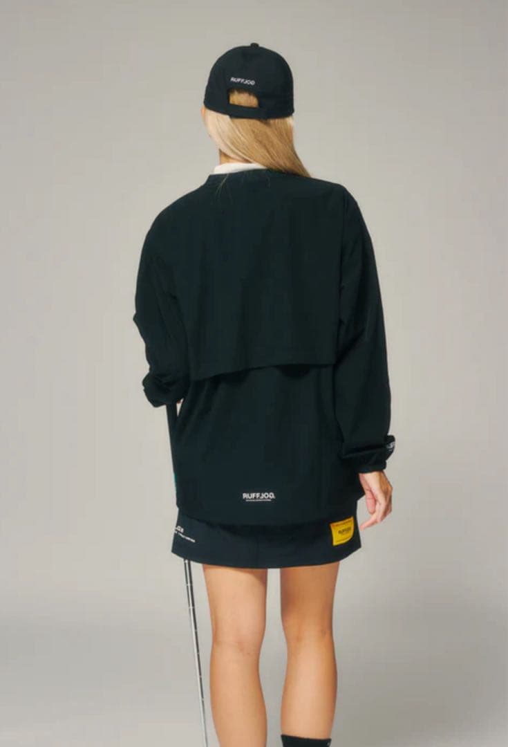 RUFFLOG ラフロッグ CREWNECK PISTE ブラック 完売品