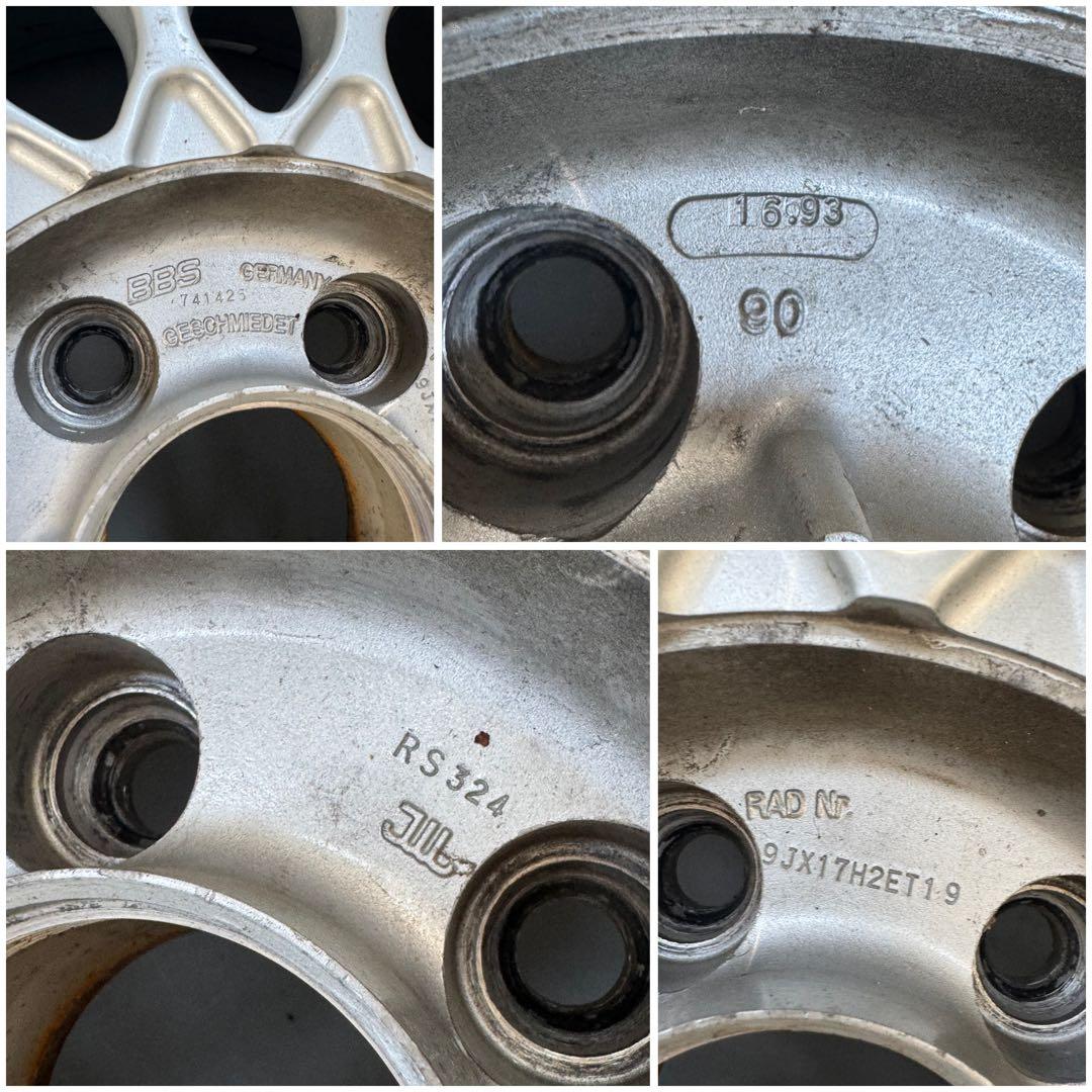 BBS RS 正規3ピースホイール 17インチ 深リム 希少セット