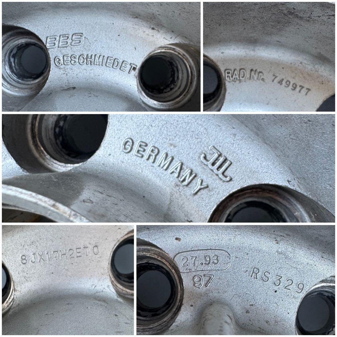 BBS RS 正規3ピースホイール 17インチ 深リム 希少セット