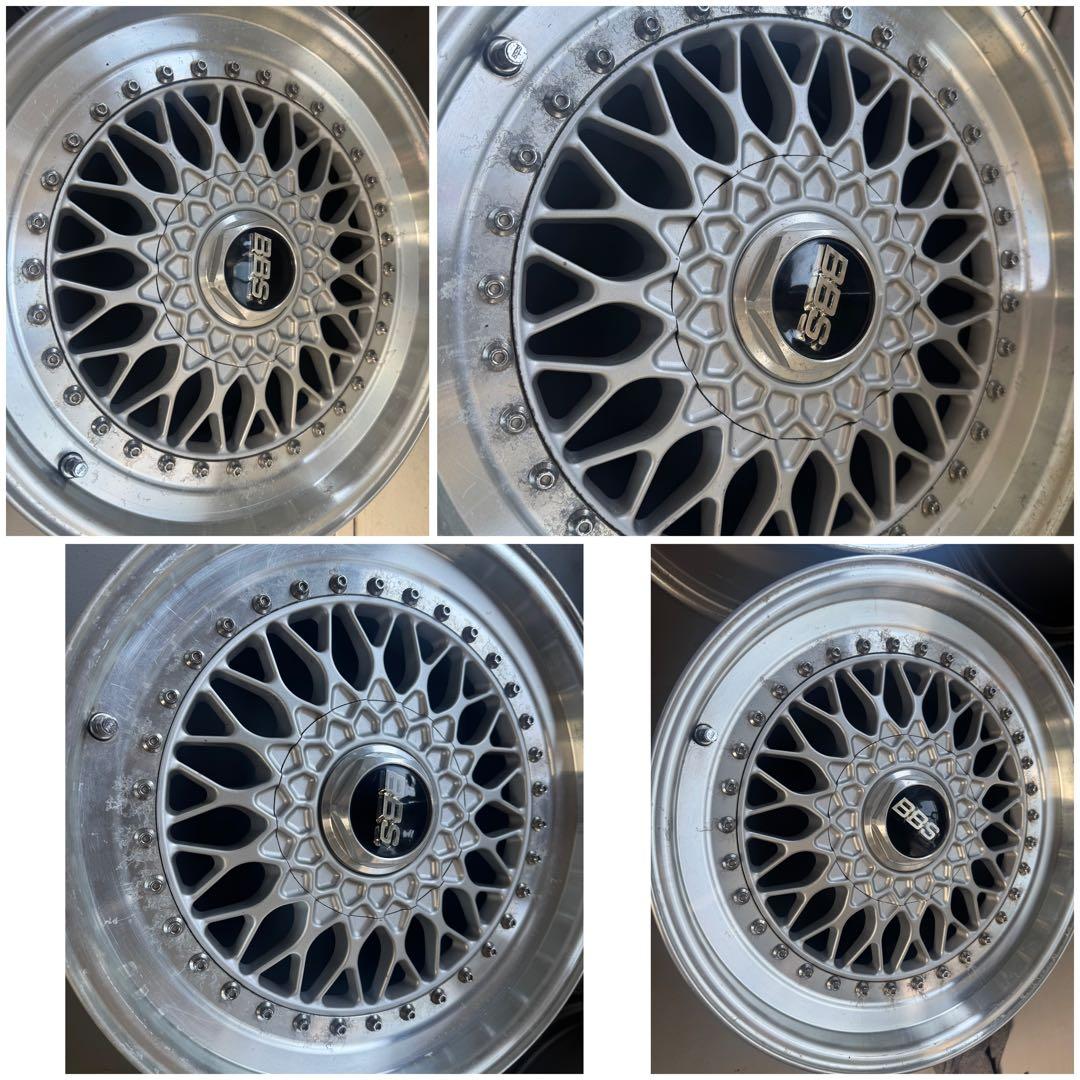 BBS RS 正規3ピースホイール 17インチ 深リム 希少セット