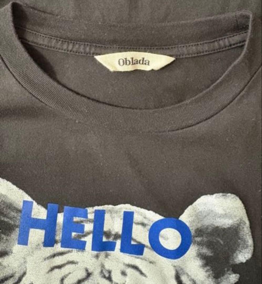 Oblada TIGER TEE タイガープリントTシャツ
