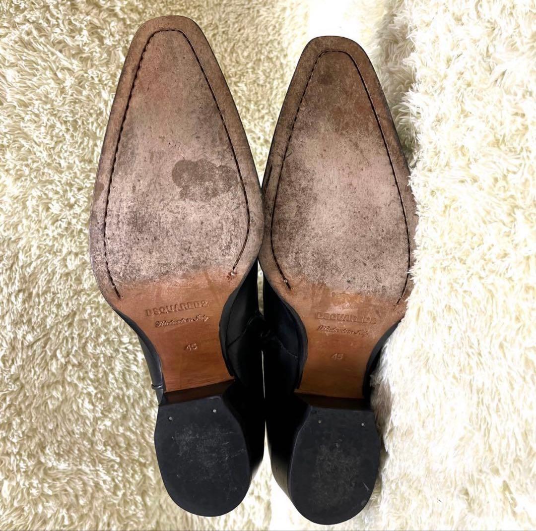 DSQUARED2 ディースクエアード ブーツ 45 ブラック