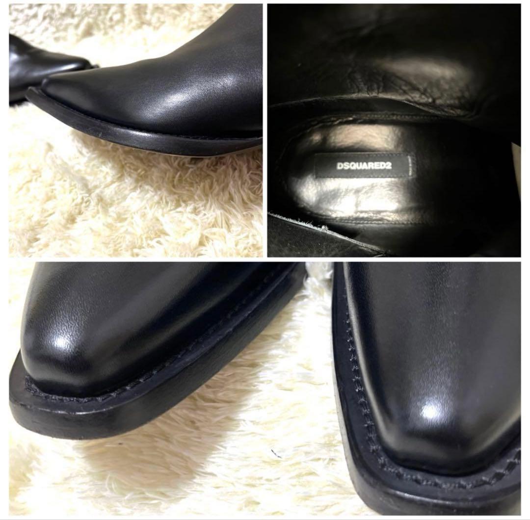 DSQUARED2 ディースクエアード ブーツ 45 ブラック