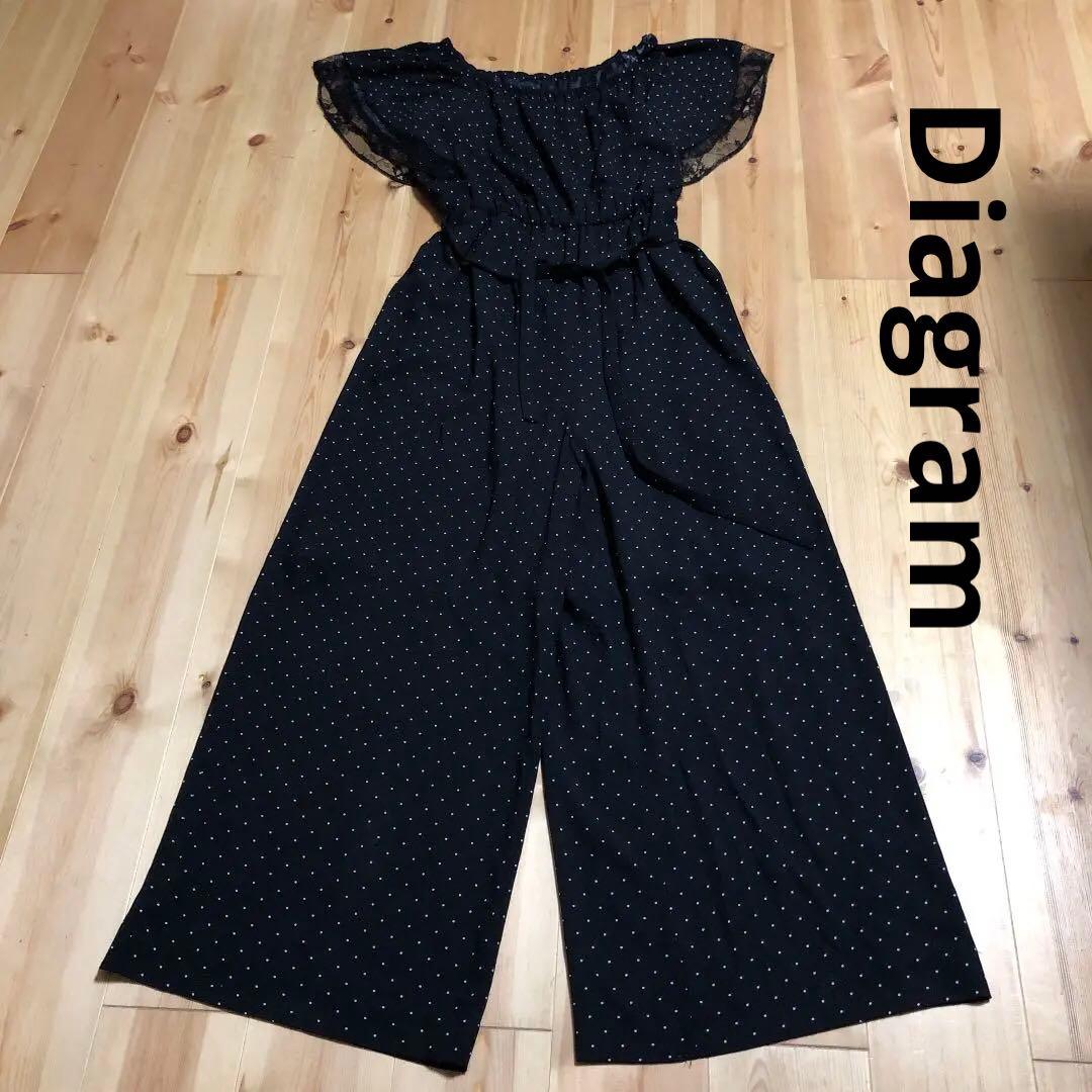 【美品】Diagramオールインワン サロペット　サイズ38 （M）