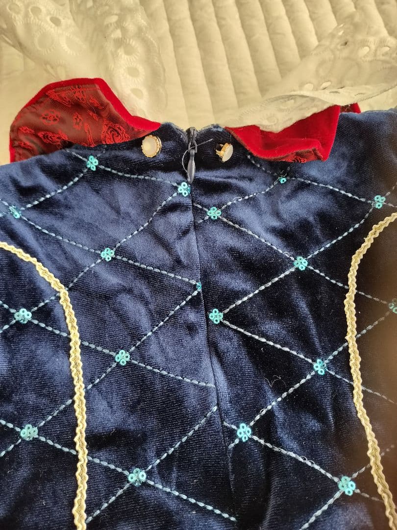 白雪姫　ドレス　キッズ　マント　ビビディバビディブティック好きな方にも