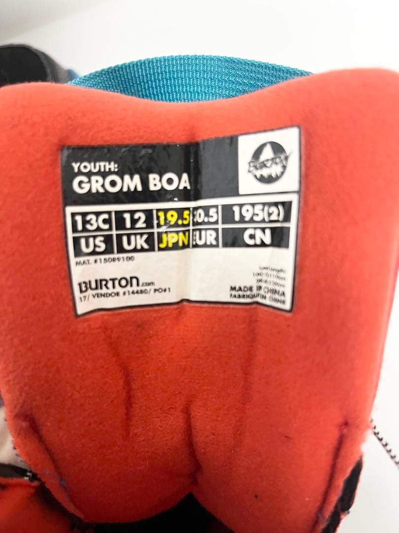 BURTON バートンCHOPPER チョッパー GROM グロム ブーツk2