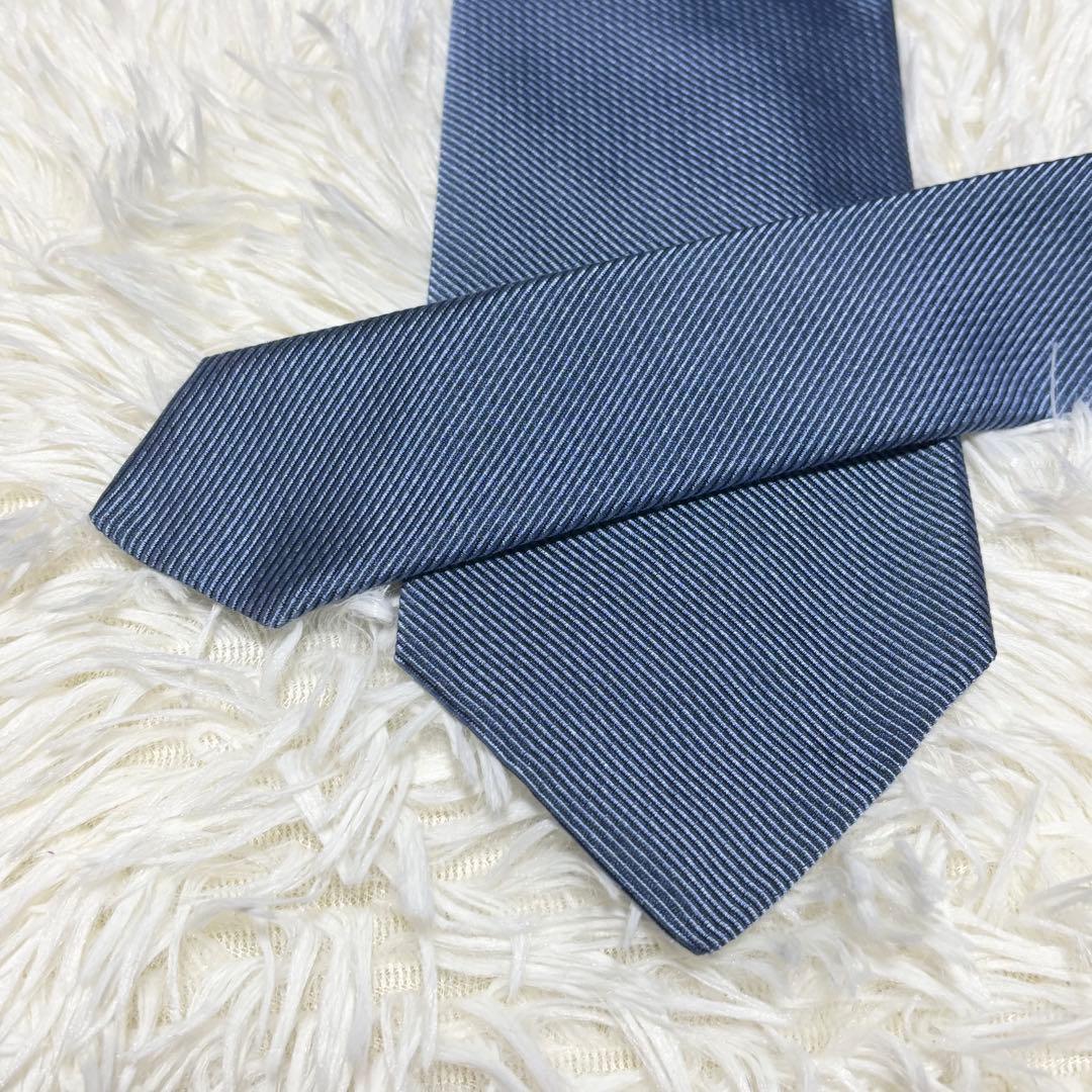 ✨タグ付き新品未使用✨PRADA ネクタイ　ソリッド　ブルー系