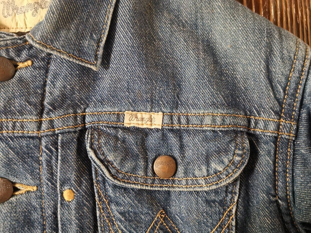 Wrangler白タグ後期60s70sヴィンテージGジャンラングラー