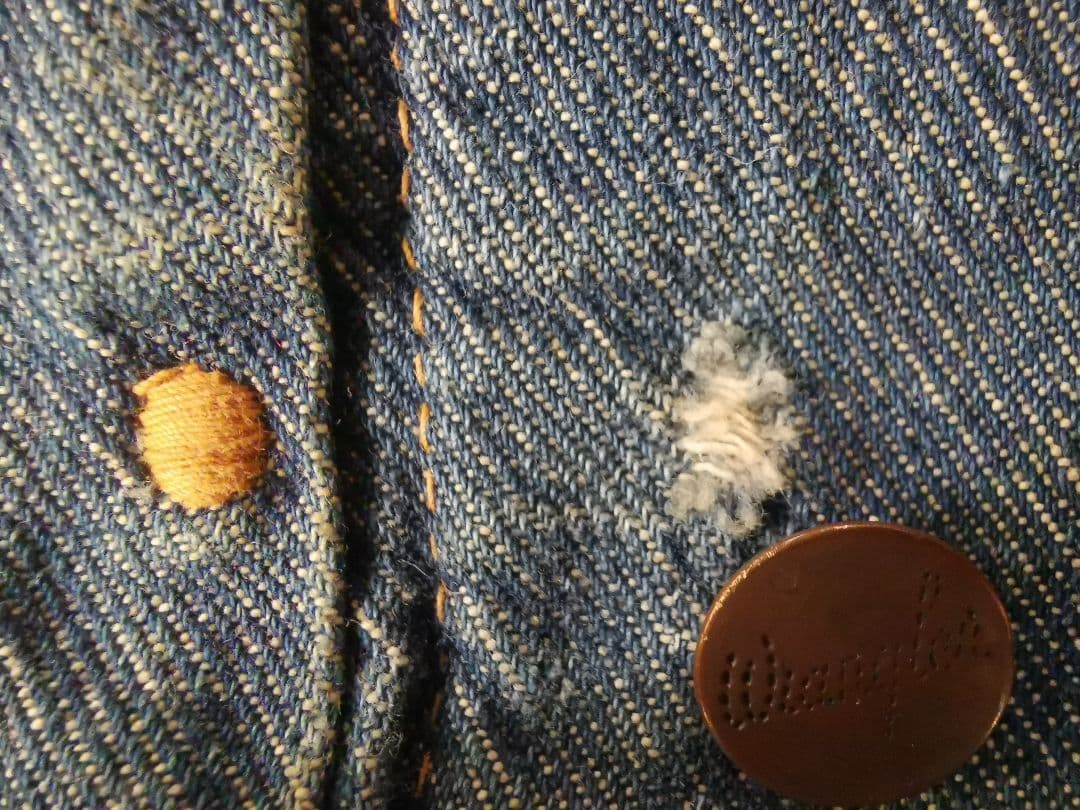 Wrangler白タグ後期60s70sヴィンテージGジャンラングラー