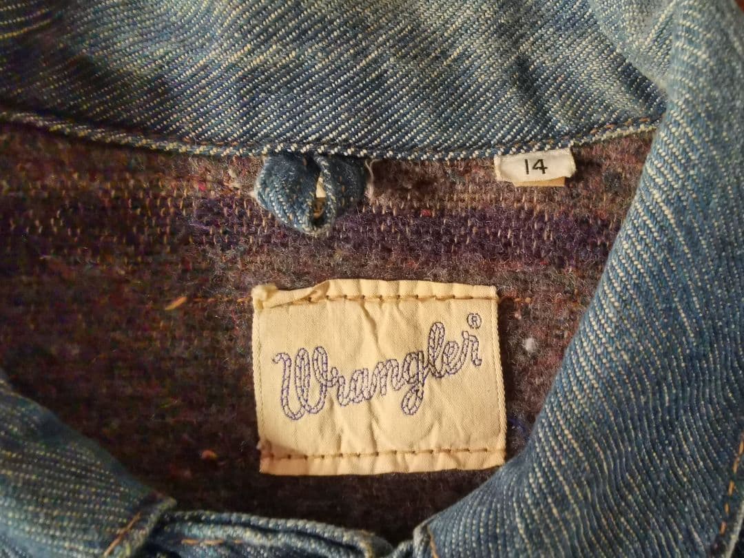 Wrangler白タグ後期60s70sヴィンテージGジャンラングラー