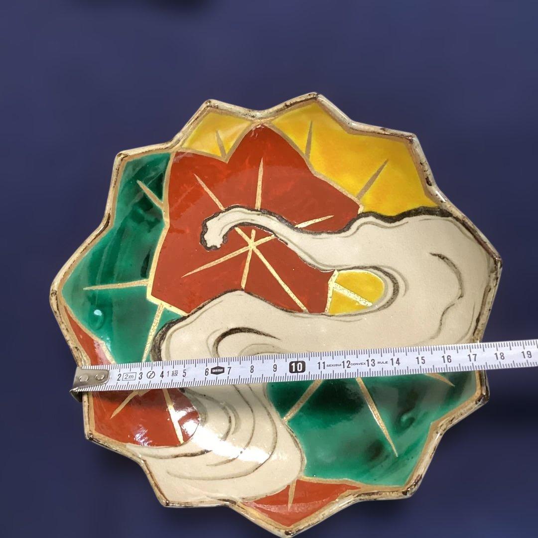 松竹梅　京焼乾山写立田川向付5客　　新品未使用