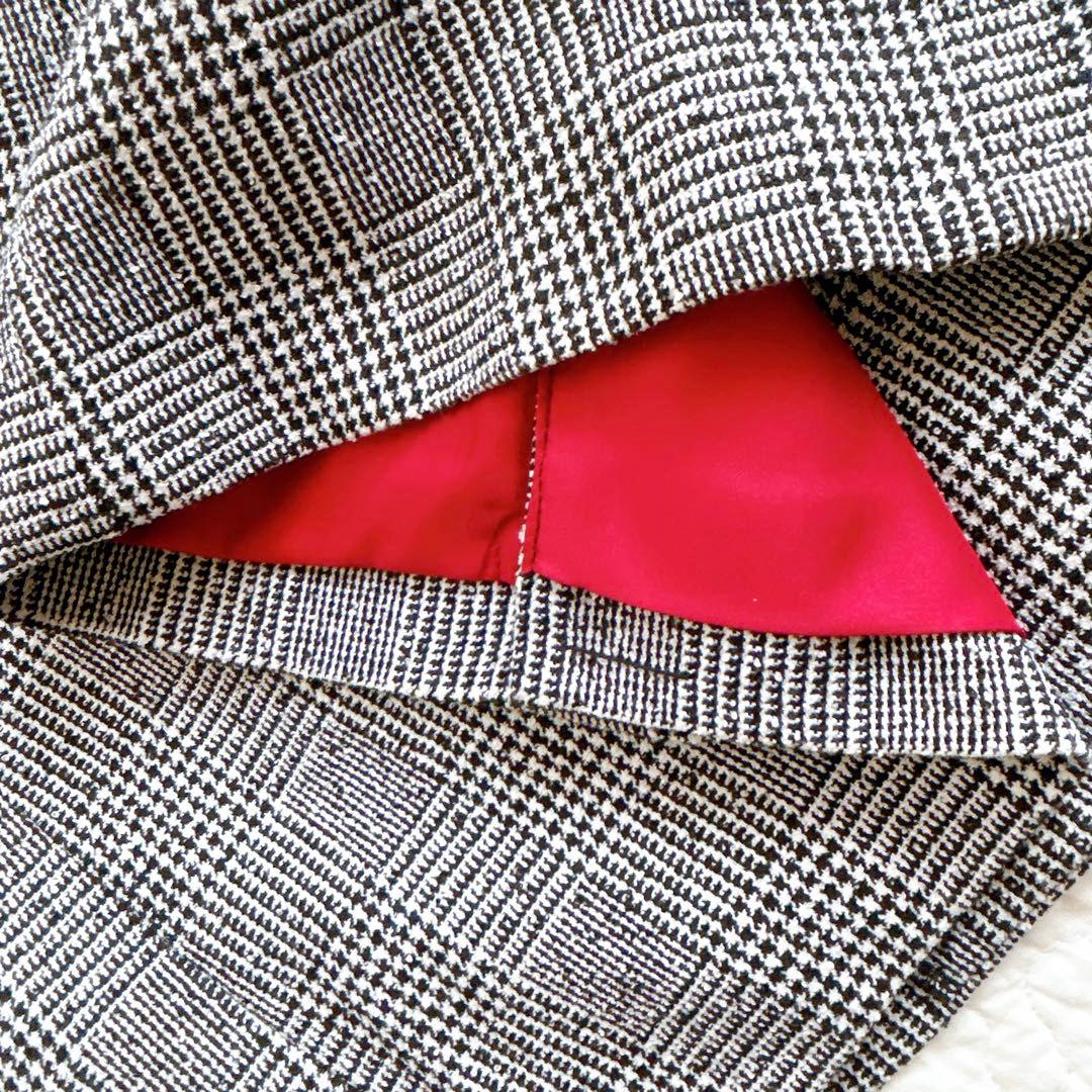 新品タグ付 アルページュストーリー W釦テーラードジャケット 金ボタン チェック