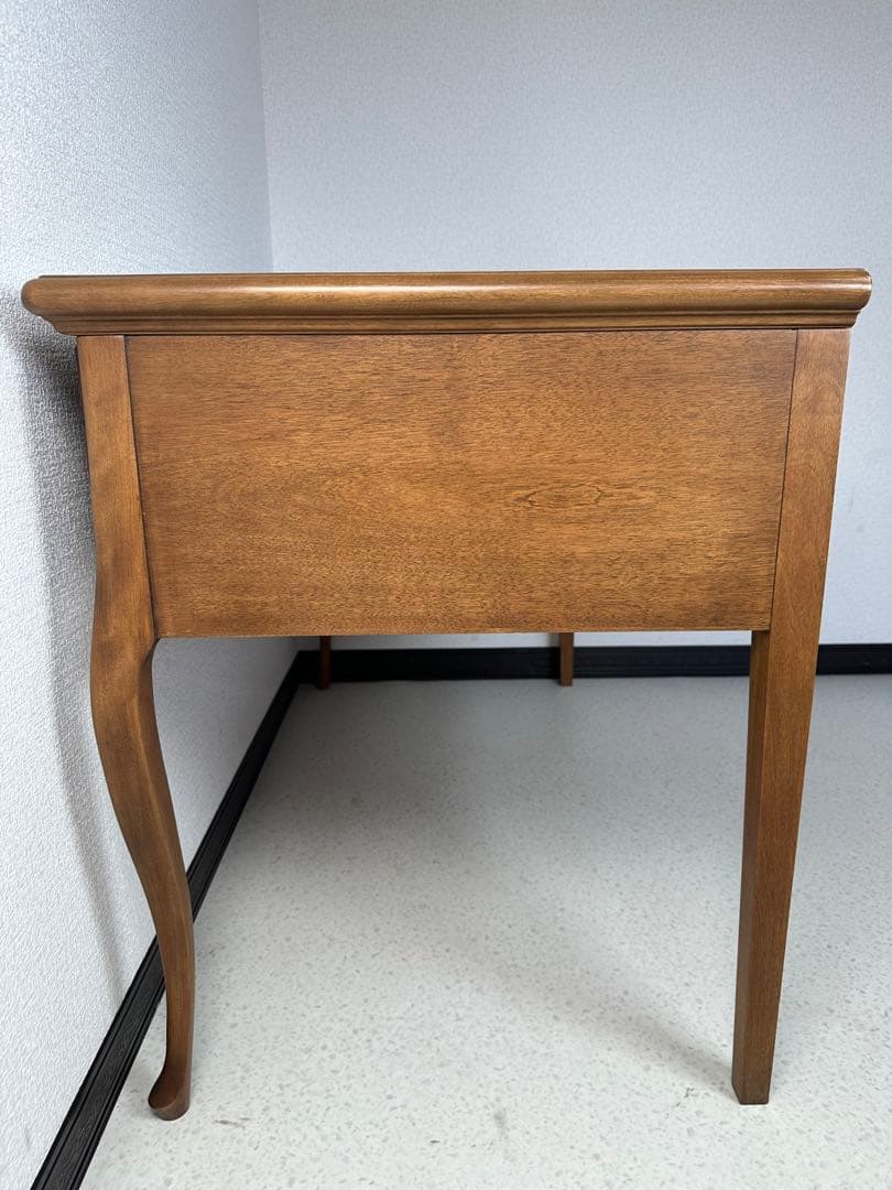 クラシック ヨーロッパ アンティーク 猫脚 事務机 学習デスク 書斎机 ※i1※