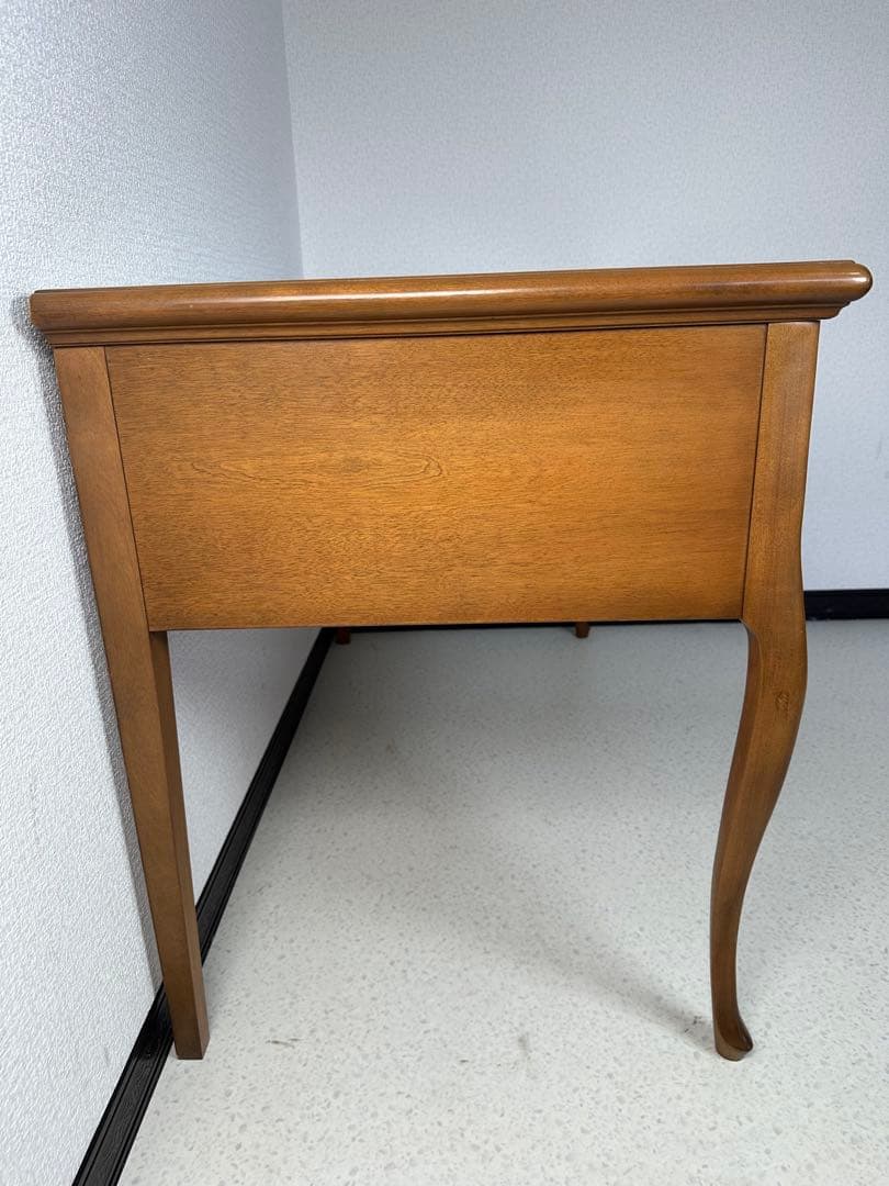 クラシック ヨーロッパ アンティーク 猫脚 事務机 学習デスク 書斎机 ※i1※