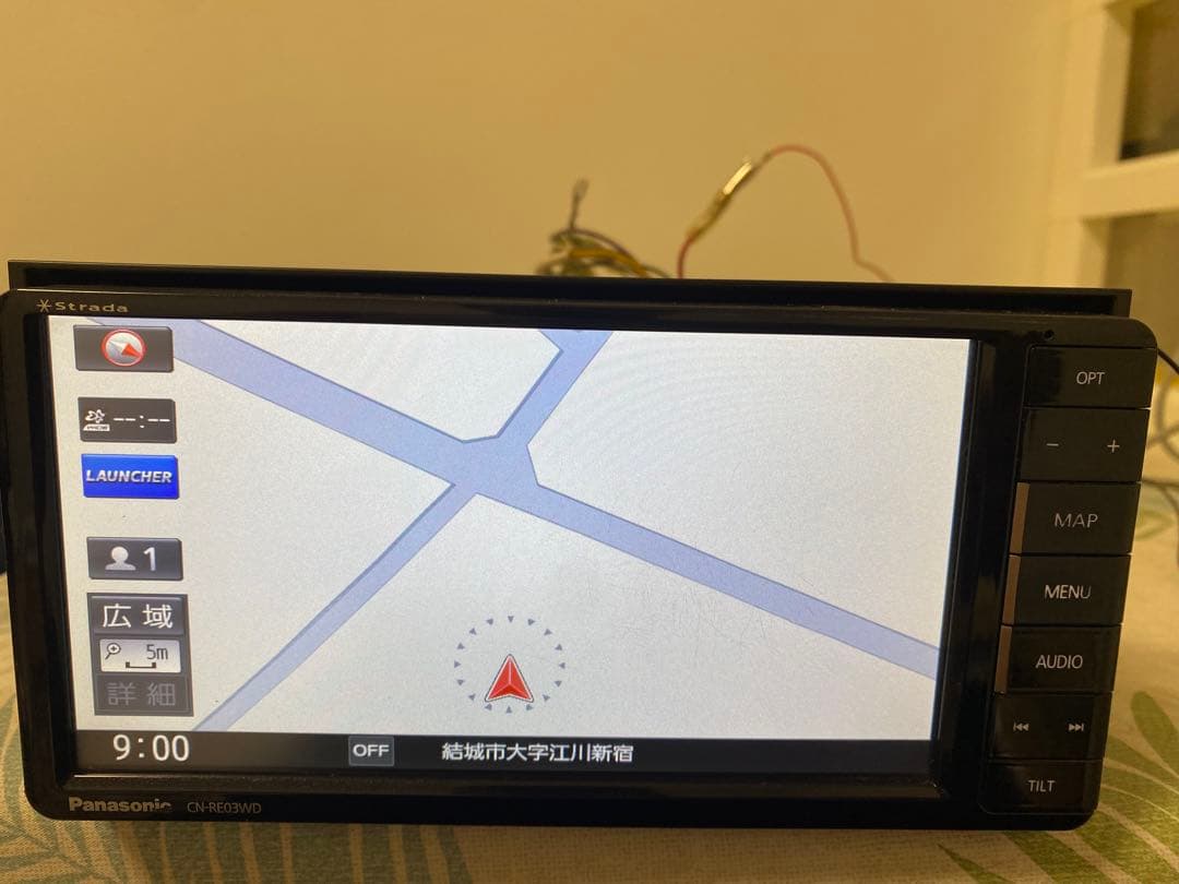 ★ストラーダ Panasonic カーナビCN-RE03WD★地図データ2016