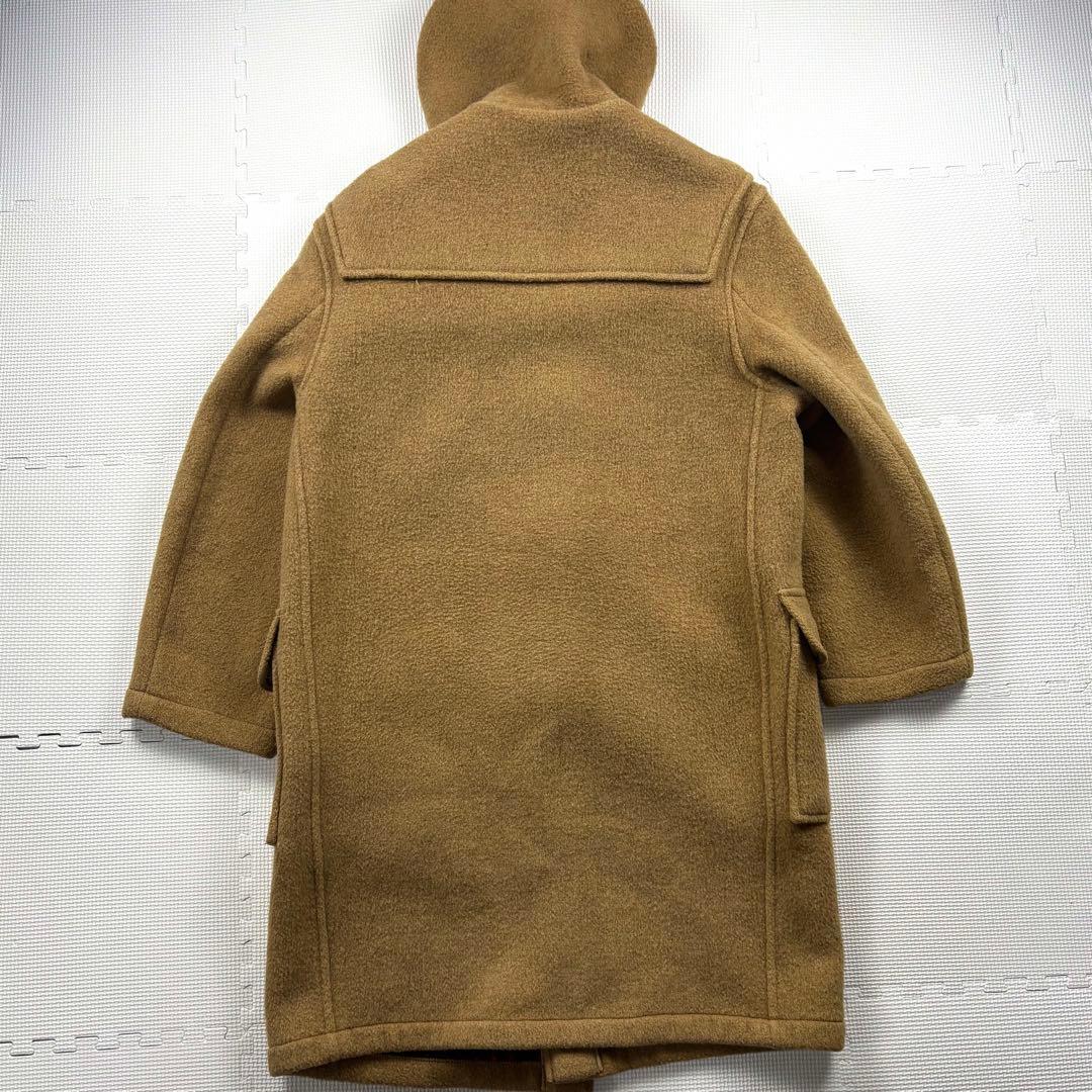 美品　グローバーオール　ダッフルコート　ロング　チェック　ベージュ　XL 大きい