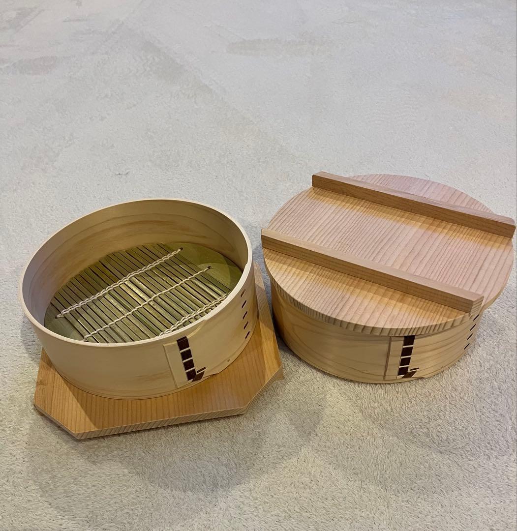 新品未使用　足立茂久商店　わっぱセイロ 6寸2段