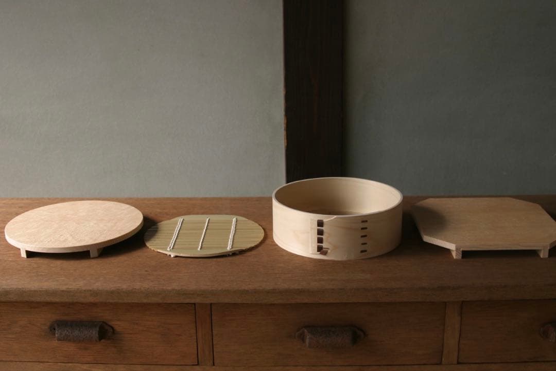 新品未使用　足立茂久商店　わっぱセイロ 6寸2段