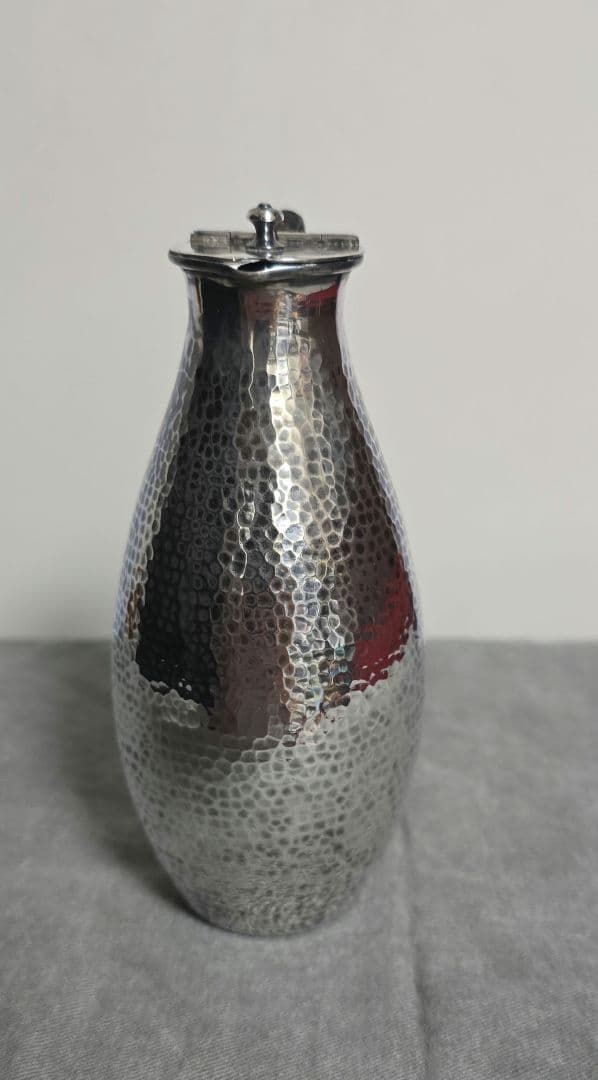 純銀ハンマード金属ピッチャー酒器です