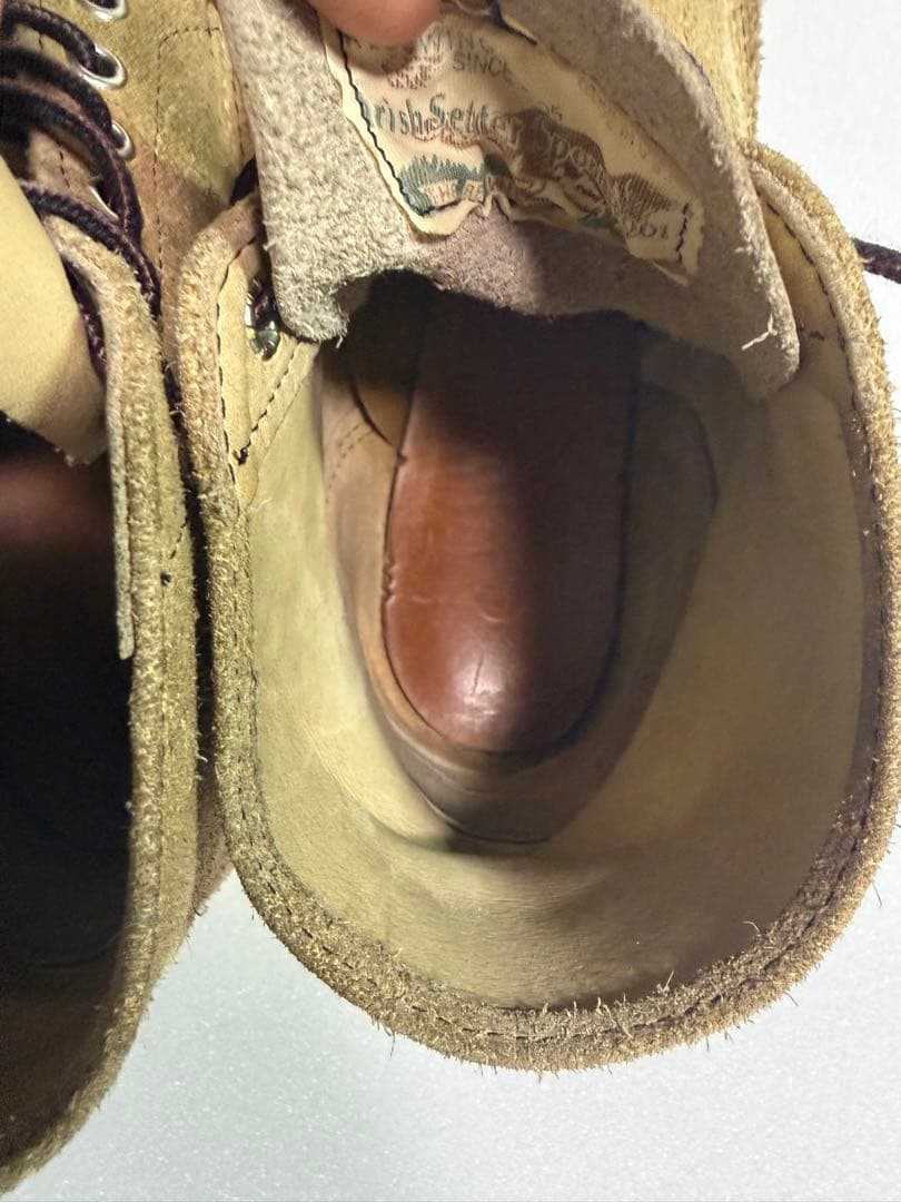 90s REDWING 8167 四角犬タグ USA製 アイリッシュセッター