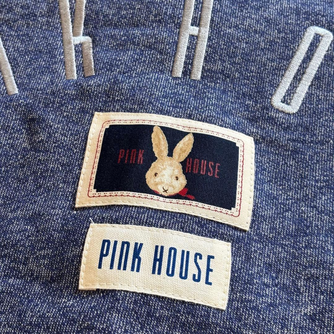 【未使用】ピンクハウス ミミ モザ ラビット ジップパーカー 刺繍 ワッペン 4