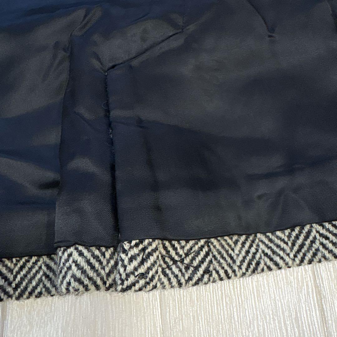 タグ付き ラルフローレン ヘリンボーン柄 ウール テーラードジャケット サイズ6