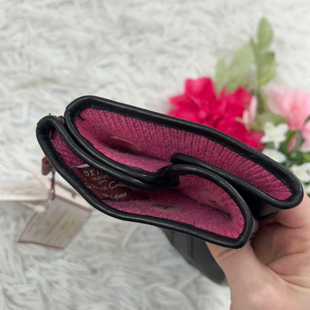 E448 新品未使用 タグ付き デンツ 羊革 レザー 本革 手袋 レディース