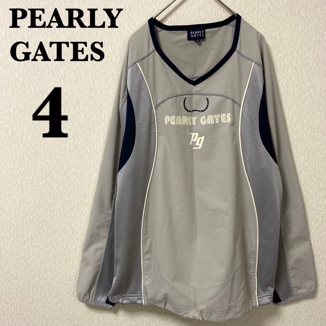 PEARLY GATES パーリーゲイツ プルオーバー ジャケット グレー 4