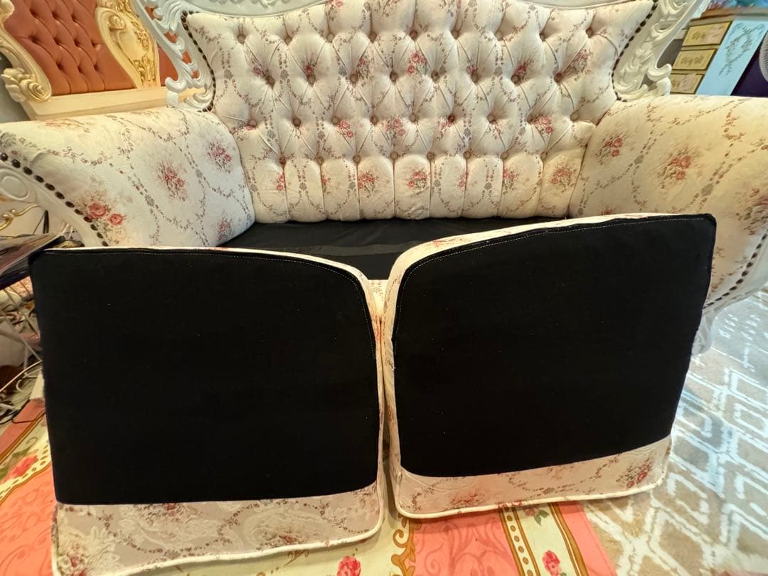 ロココ調　ソファー 2人掛けスウィートローズSymphony 浜崎あゆみ