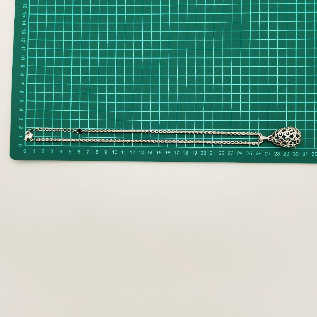 美品 Yves Saint Laurent ネックレス アラベスク シルバー.