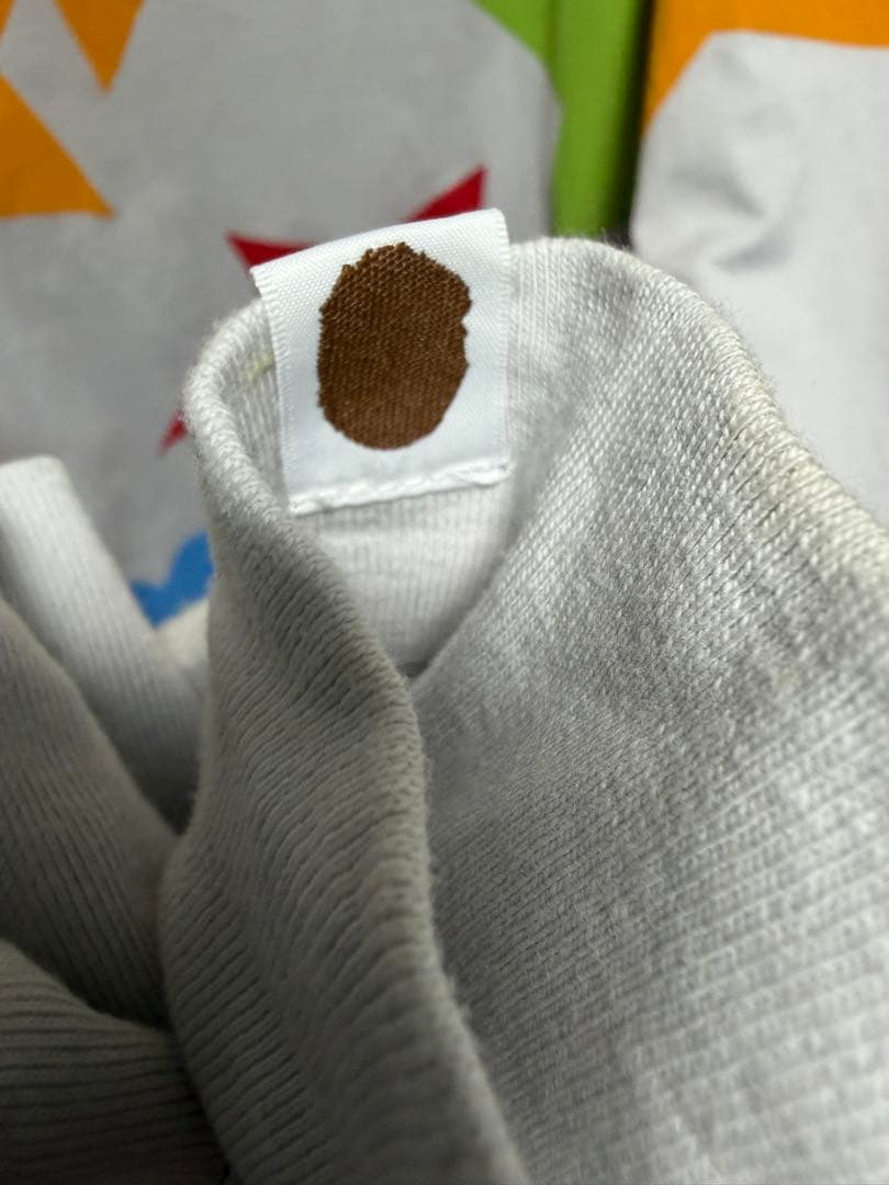 A BATHING APE スターマルチ　総柄　BAPE ロングTシャツ XL